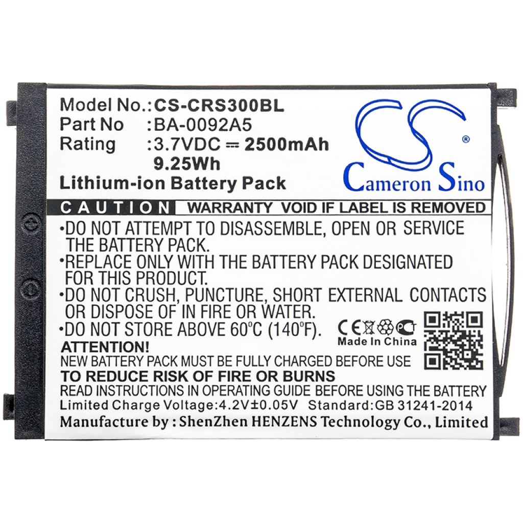 Batéria pre čiarový kód, skener Cipherlab CS-CRS300BL