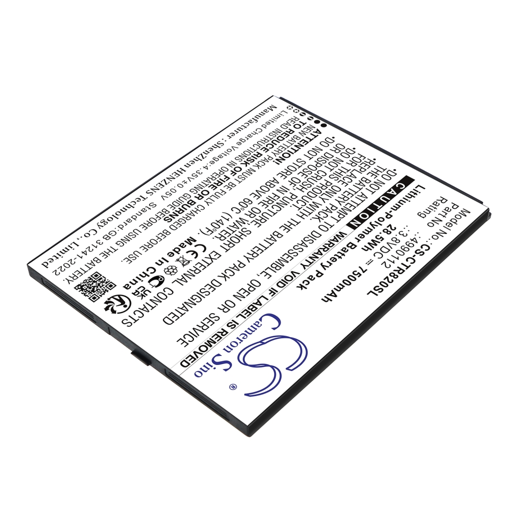 Baterie kompatibilní s Cedar CS-CTR820SL