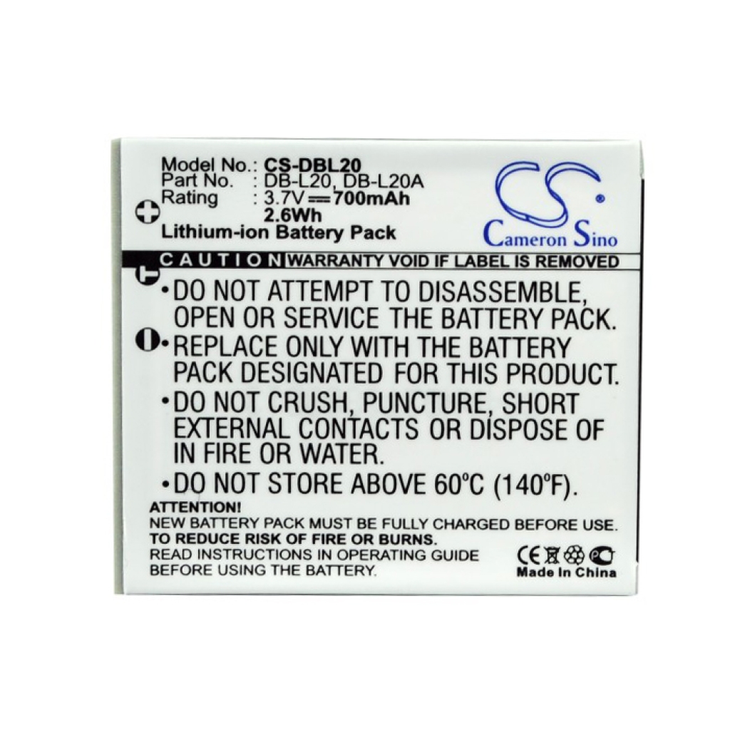Camera Battery Sanyo Xacti VPC-C4S