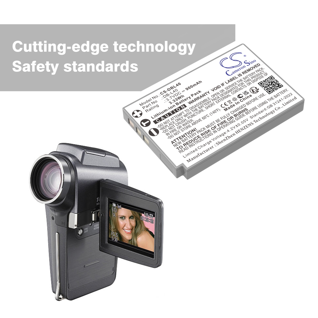 Camera Battery Sanyo Xacti VPC-HD1
