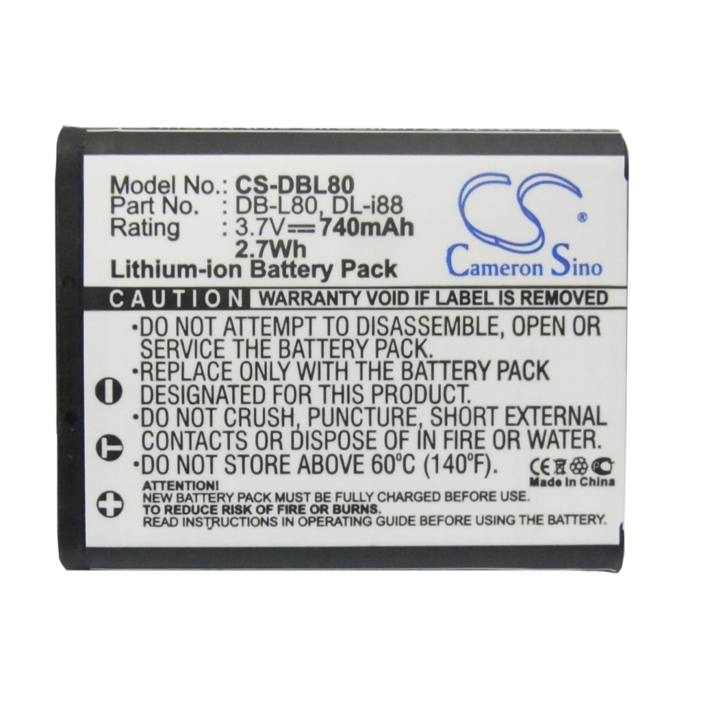Camera Battery Sanyo Xacti VPC-CS1EX-B