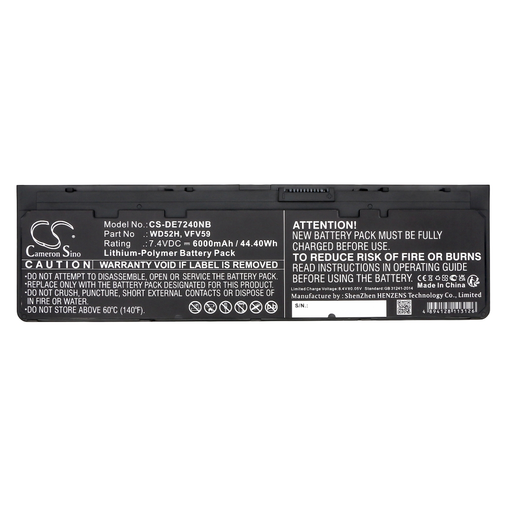 Batéria notebooku DELL CS-DE7240NB