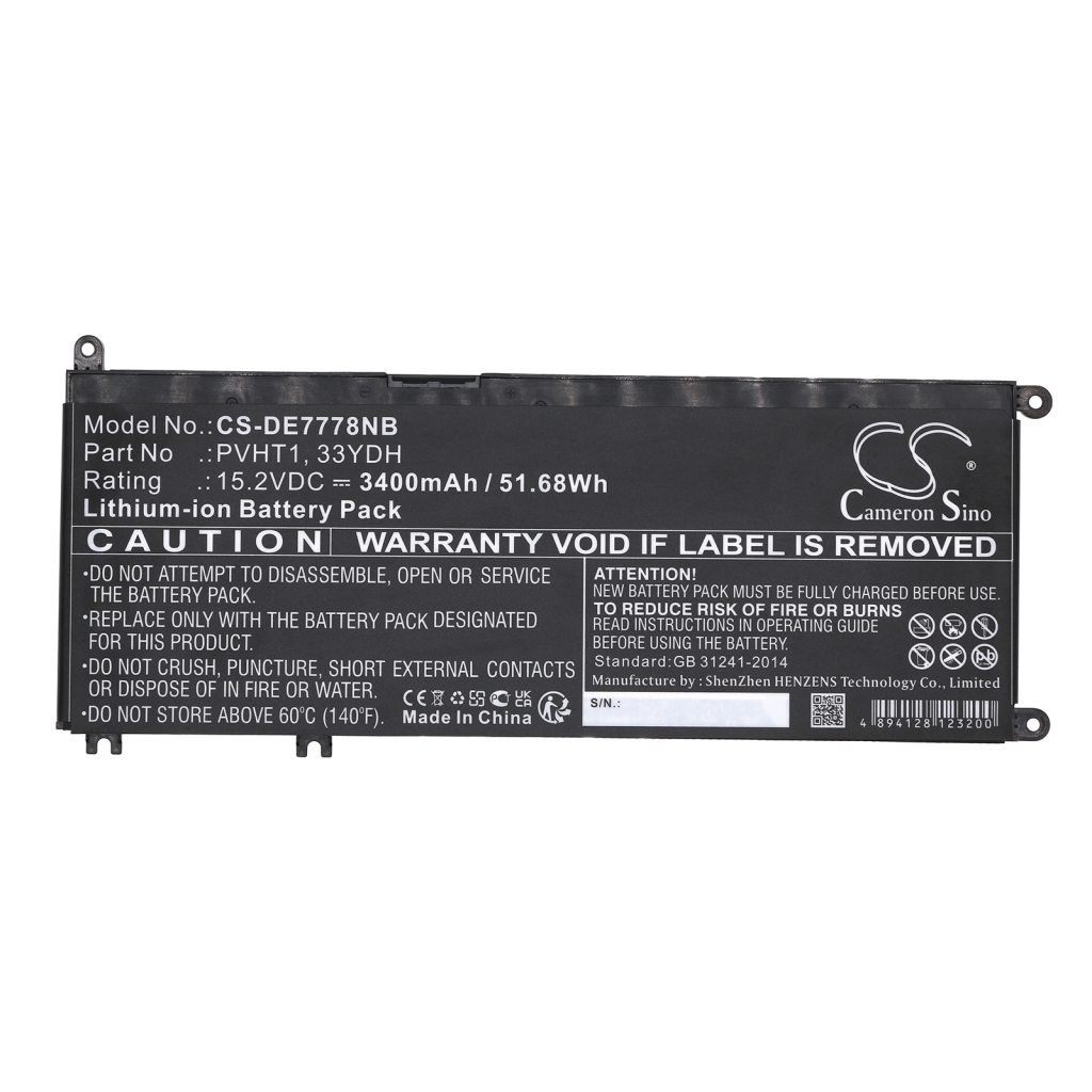 Batéria notebooku DELL CS-DE7778NB