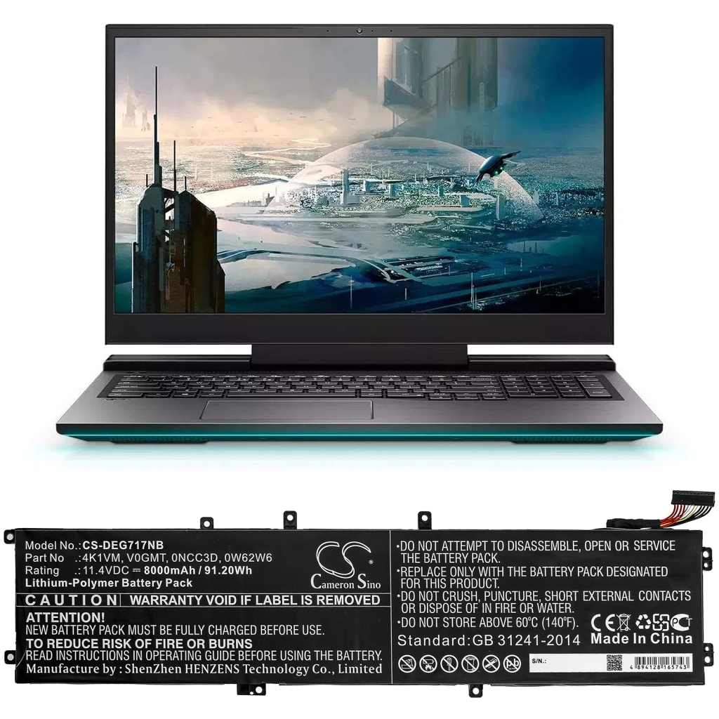 Batéria notebooku DELL CS-DEG717NB