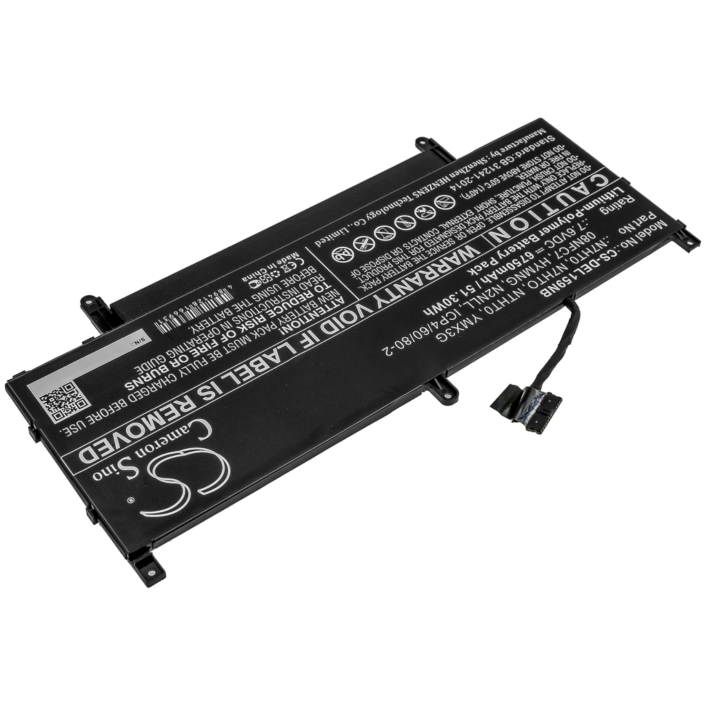 Notebook battery DELL Latitude 15 9510 KD0K4