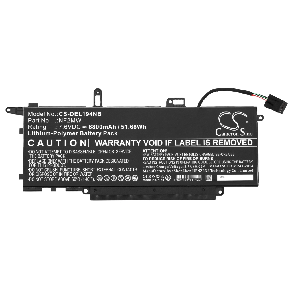 Battery Replaces NF2MW