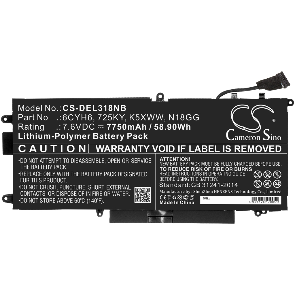 Batéria notebooku DELL CS-DEL318NB