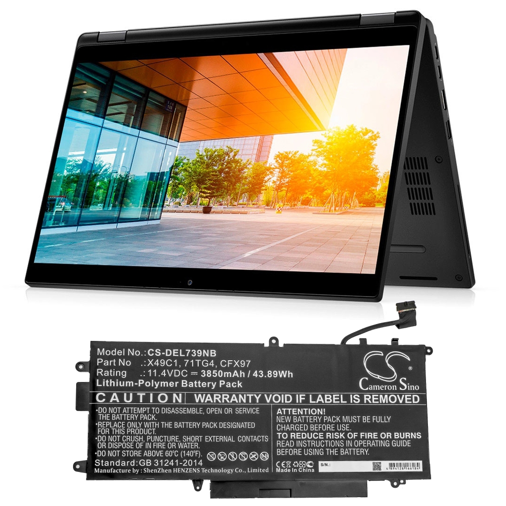 Batéria notebooku DELL CS-DEL739NB