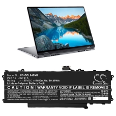 Kompatibilní náhrada baterie za DELL GT6TK,K2CPY