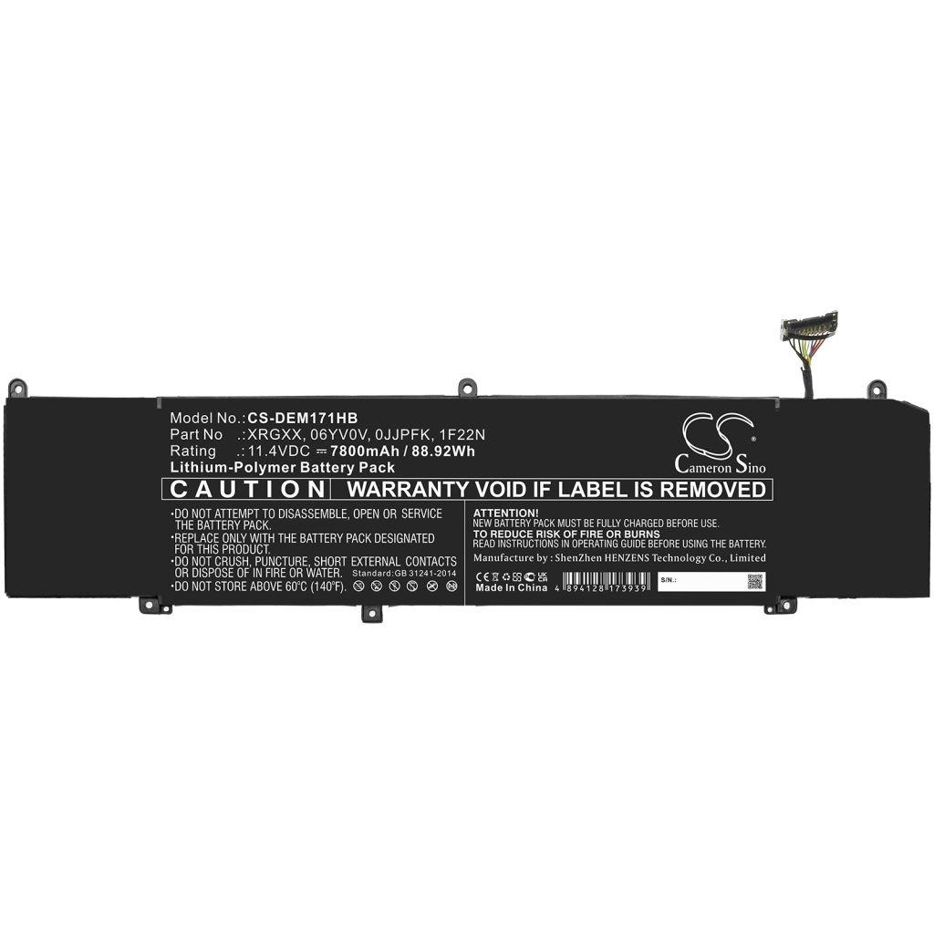 Notebook battery DELL ALW15M-R4958W