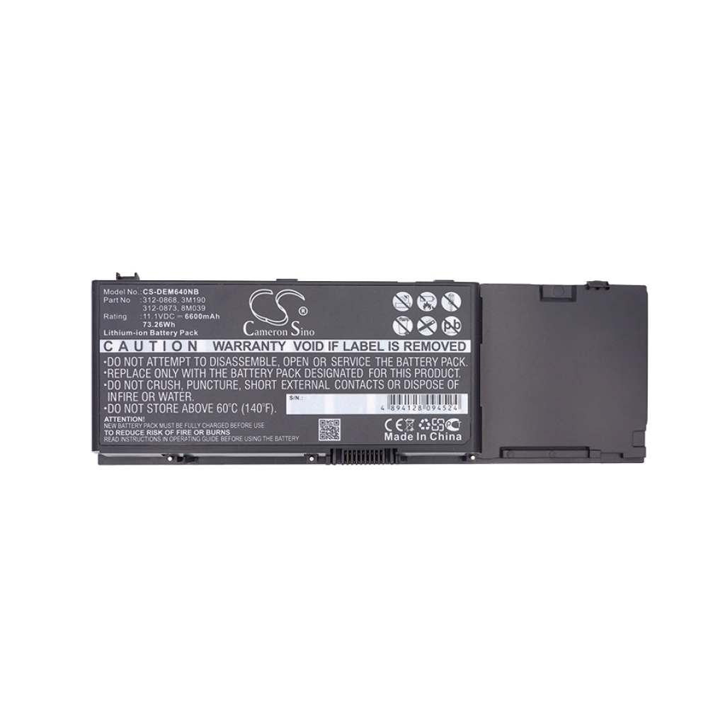 Notebook battery DELL CS-DEM640NB