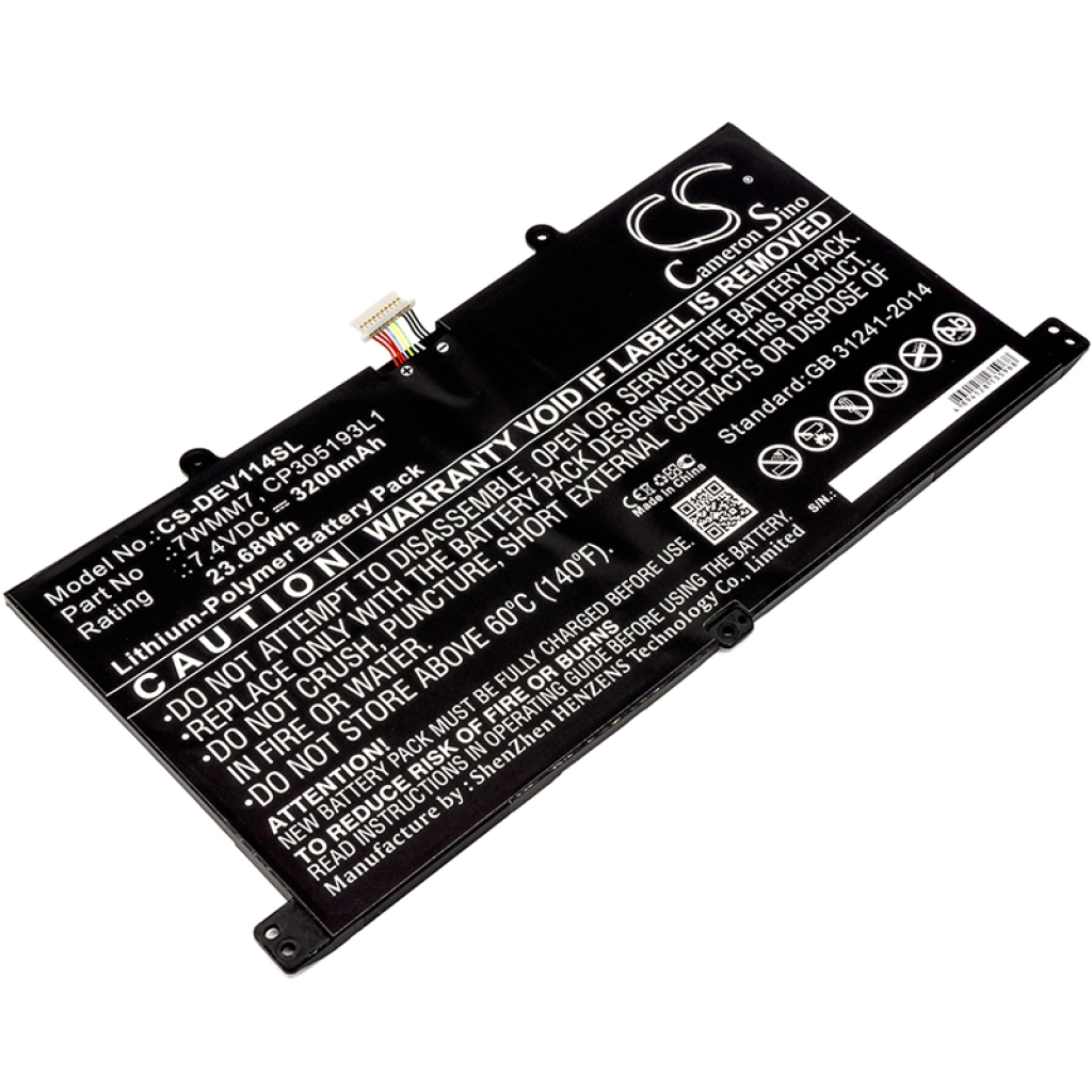 Batéria pre tablet DELL CS-DEV114SL