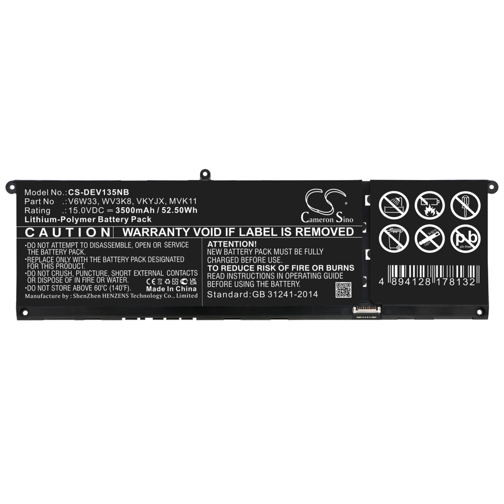 Batéria notebooku DELL CS-DEV135NB