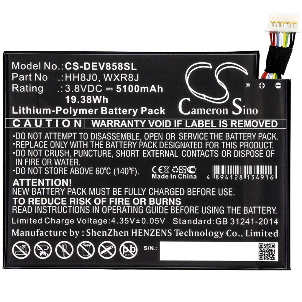Batéria pre tablet DELL CS-DEV858SL