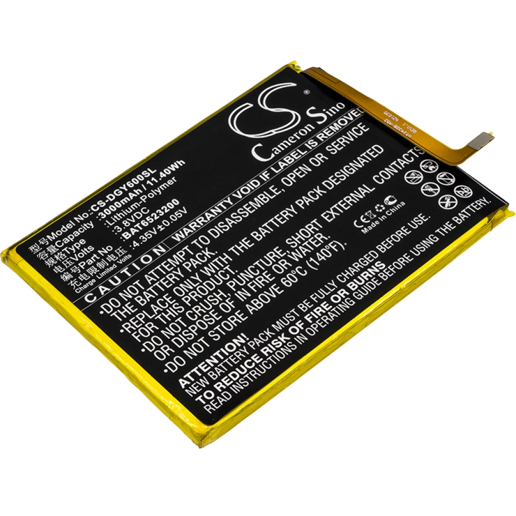 Batérie pre mobilné telefóny Doogee CS-DGY600SL
