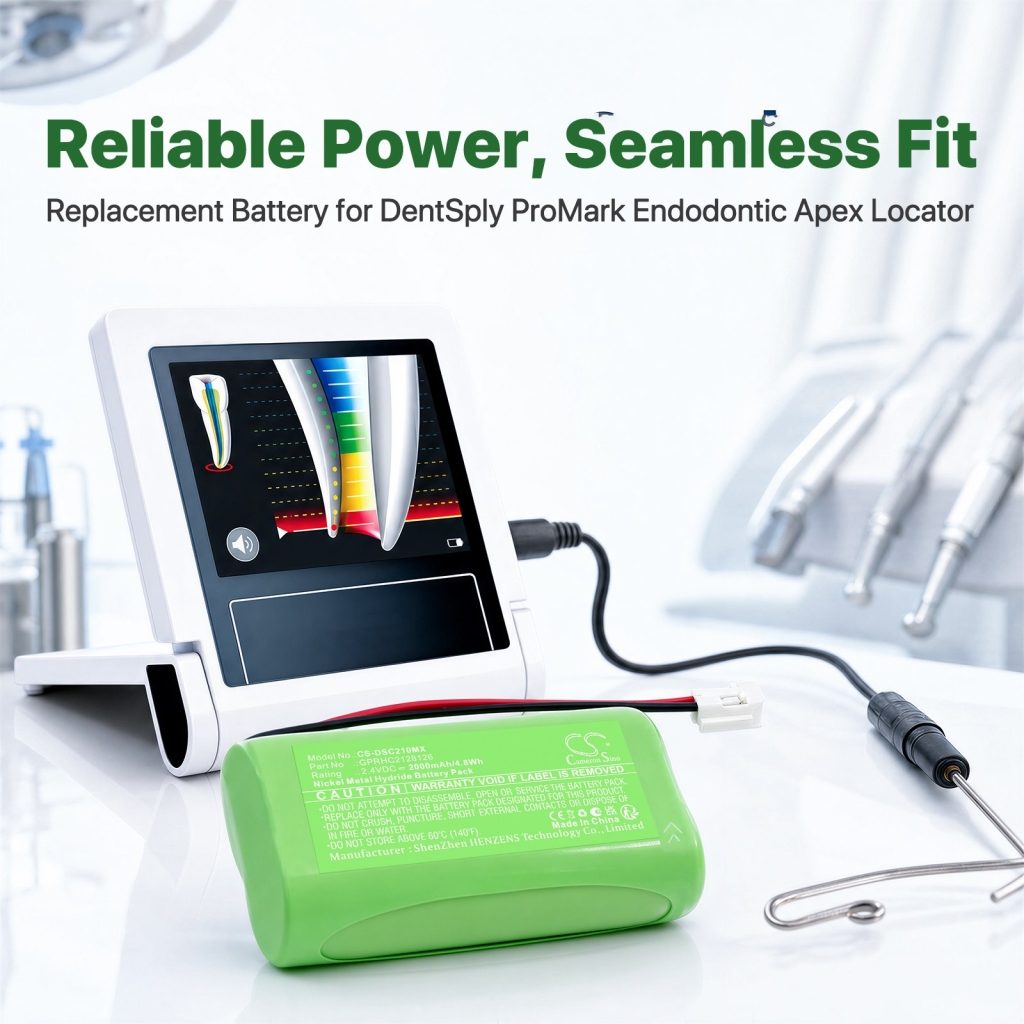 Batérie kompatibilné s DentSply ProMark Endodontic Apex Locator CS-DSC210MX
