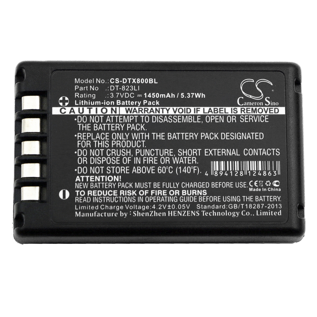 Batéria pre čiarový kód, skener Casio CS-DTX800BL
