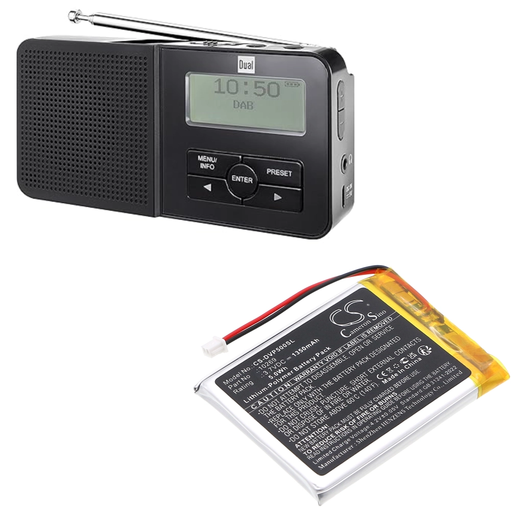 DAB Digital Battery Dual CS-DVP500SL