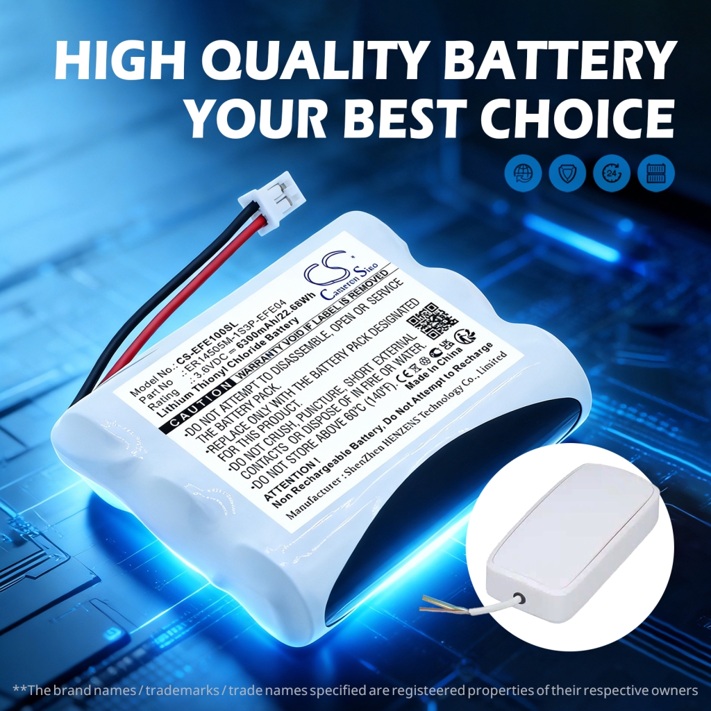 Baterie kompatibilní s Efento CS-EFE100SL