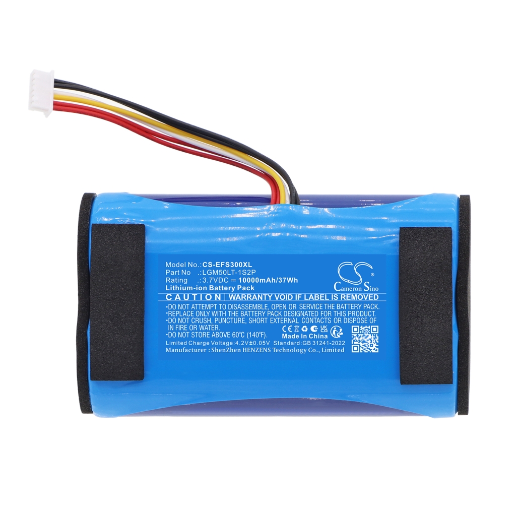 Přední štítek baterie: 3,7V 10000mAh 37Wh