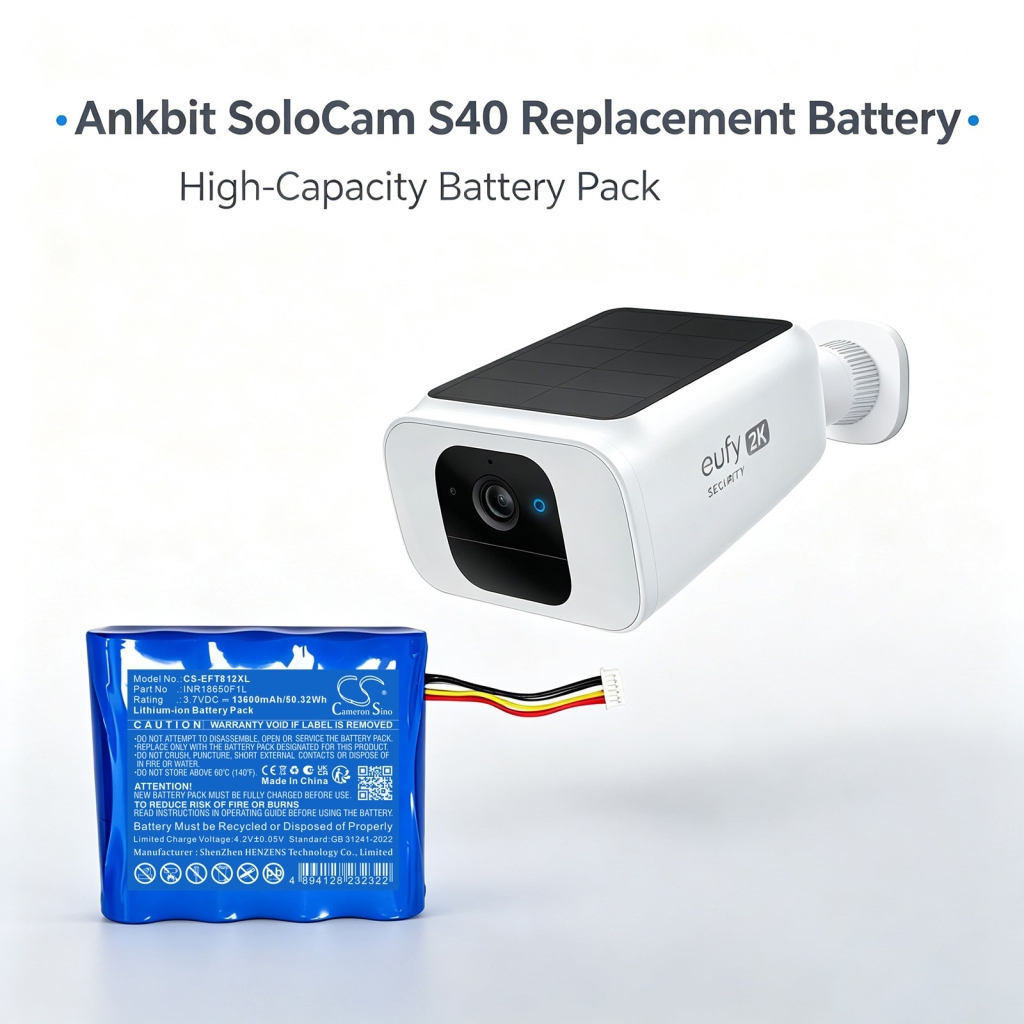 Batérie kompatibilné s Eufy SoloCam S40 S40 Solar CS-EFT812XL
