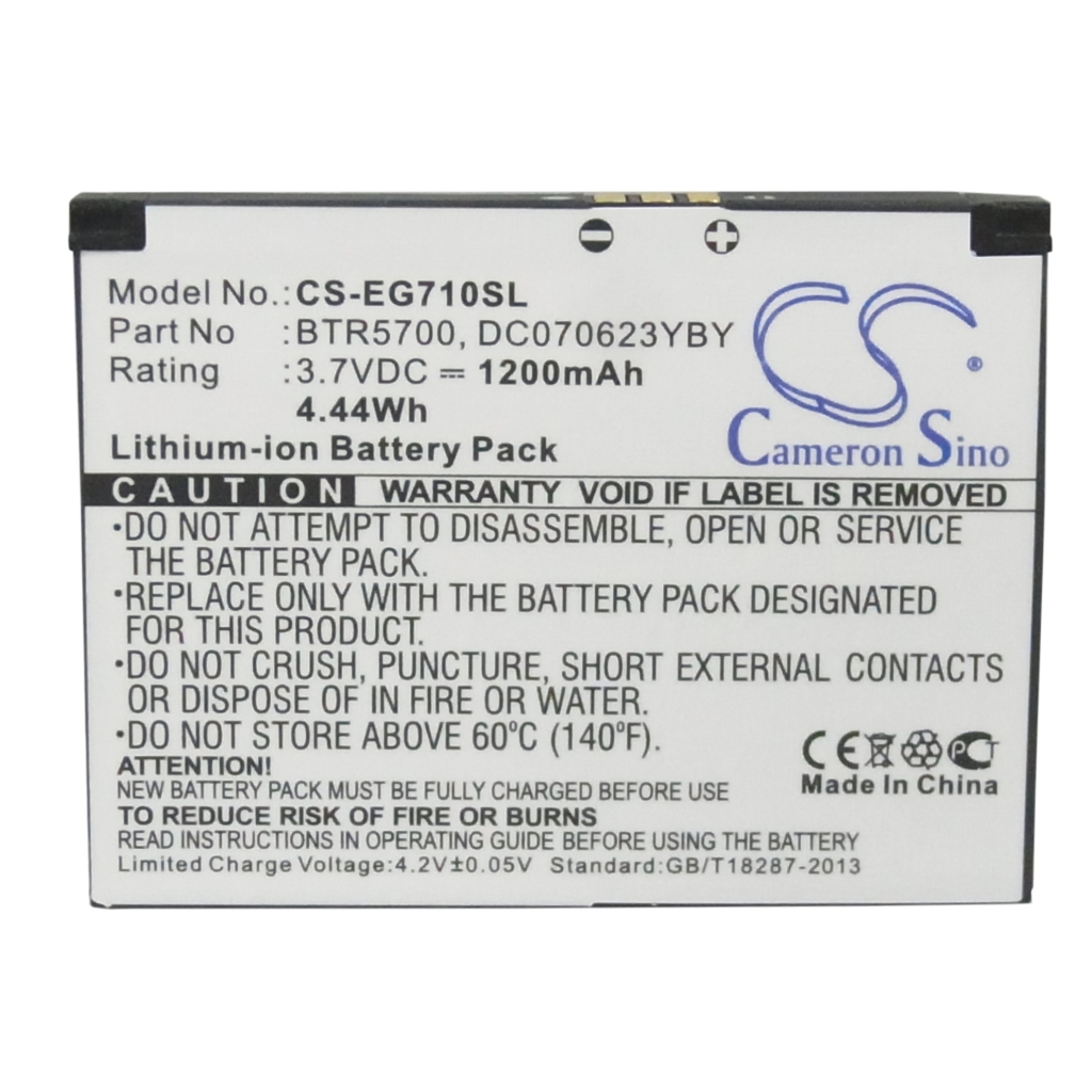 Batérie pre mobilné telefóny Toshiba CS-EG710SL