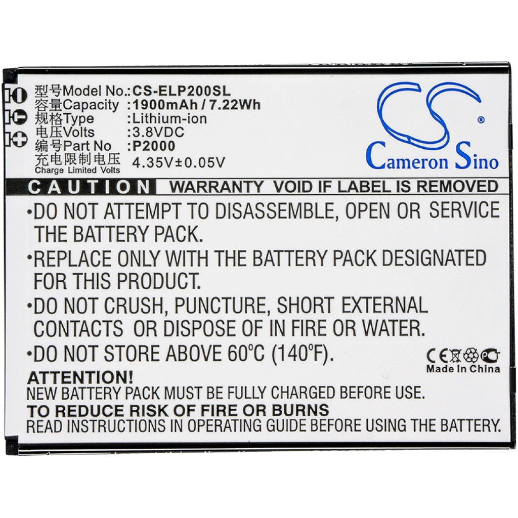 Mobile Phone Battery Elephone CS-ELP200SL