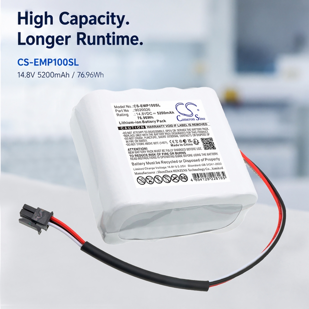 Reklamný banner CS-EMP100SL 14,8V 5200mAh pre EMTEK P100