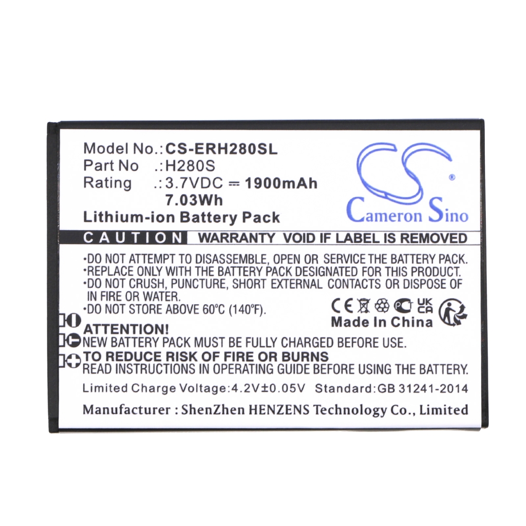 Batérie pre mobilné telefóny Energizer CS-ERH280SL