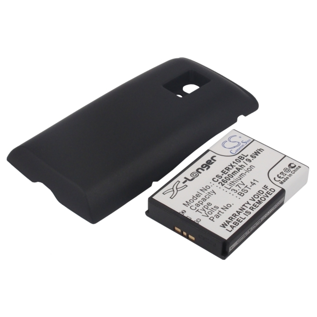 Compatible battery replacement for Sony Ericsson BST-41,SO04