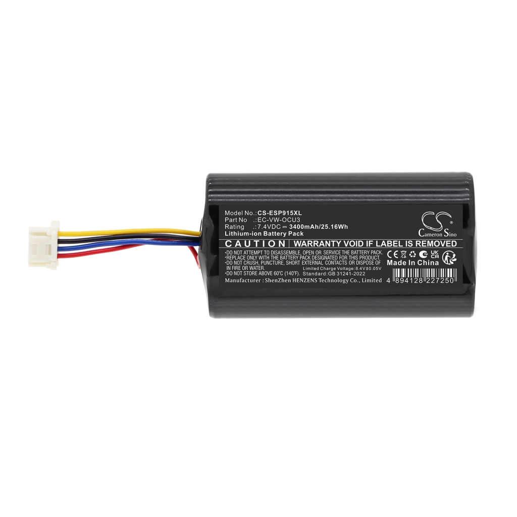 Cameron Sino CS-ESP915XL štítek 7,4V 3400mAh 25,16Wh Li-ion
