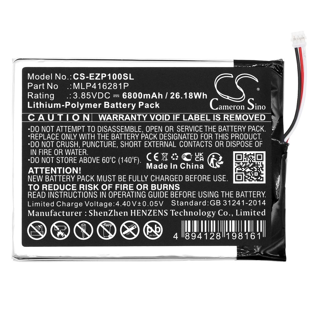 Batéria pre domáce bezpečnostné kamery Ezviz CS-EZP100SL