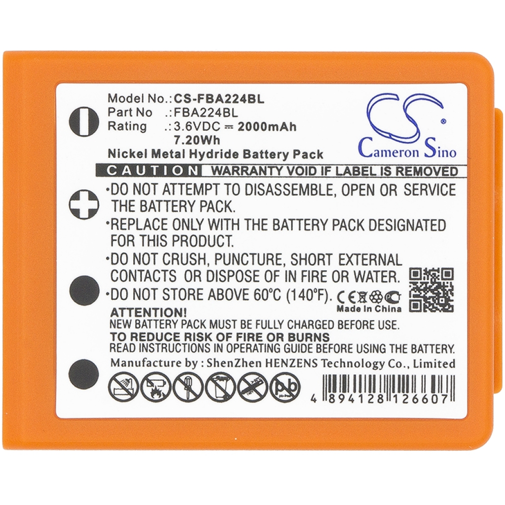 Battery industrial Hbc Radiomatic Micron 7