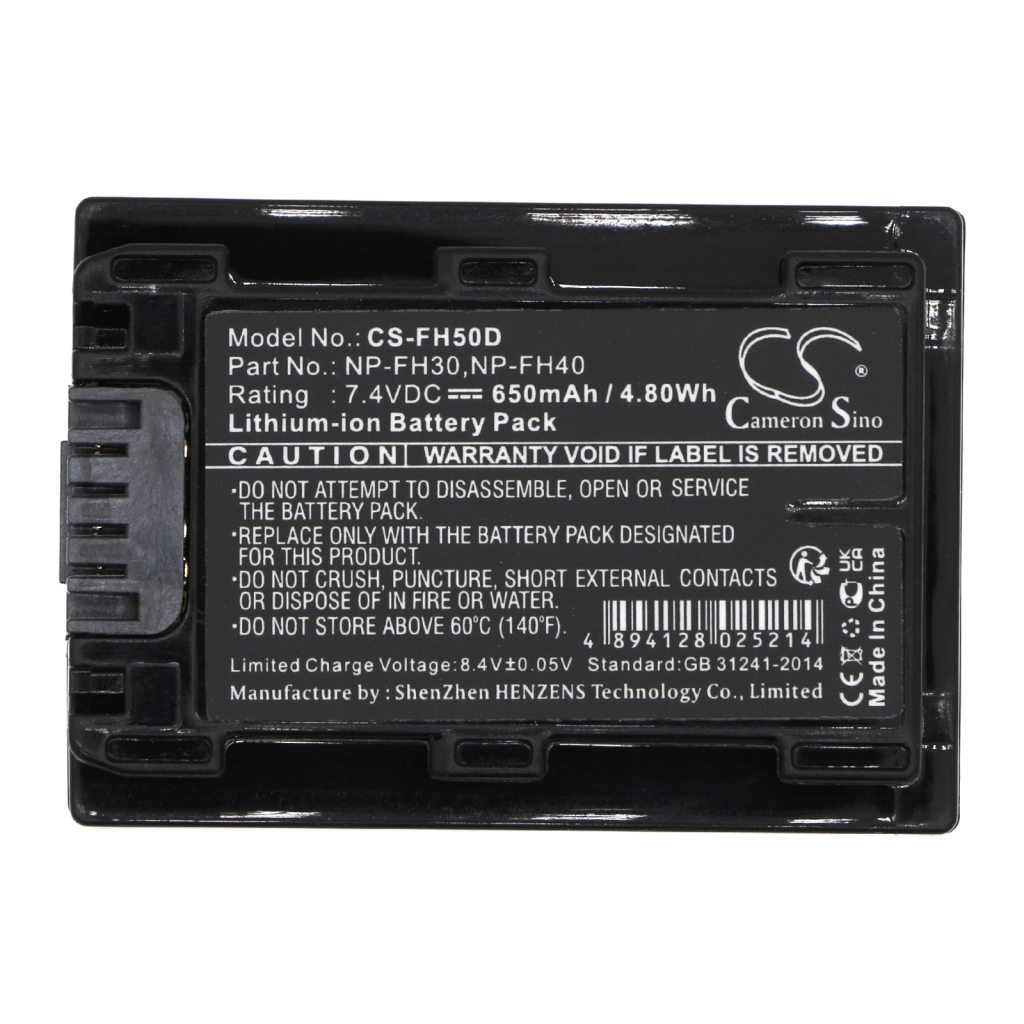 Camera Battery Sony HDR-UX3E