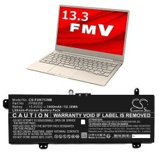 Kompatibilní náhrada baterie za FUJITSU CP790491-01,CP790492-01,FPB0356,FPB0357,GC020028M00...