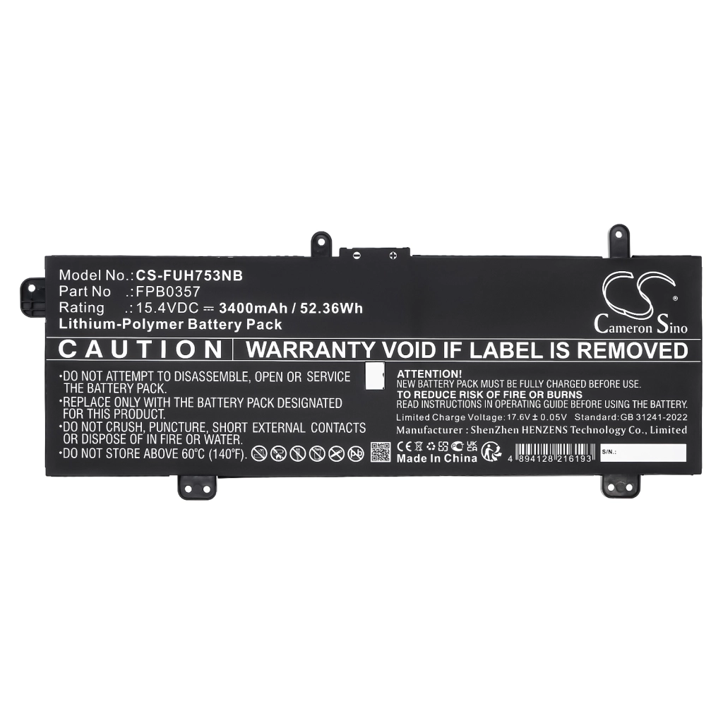Tablet Battery Fujitsu CS-FUH753NB