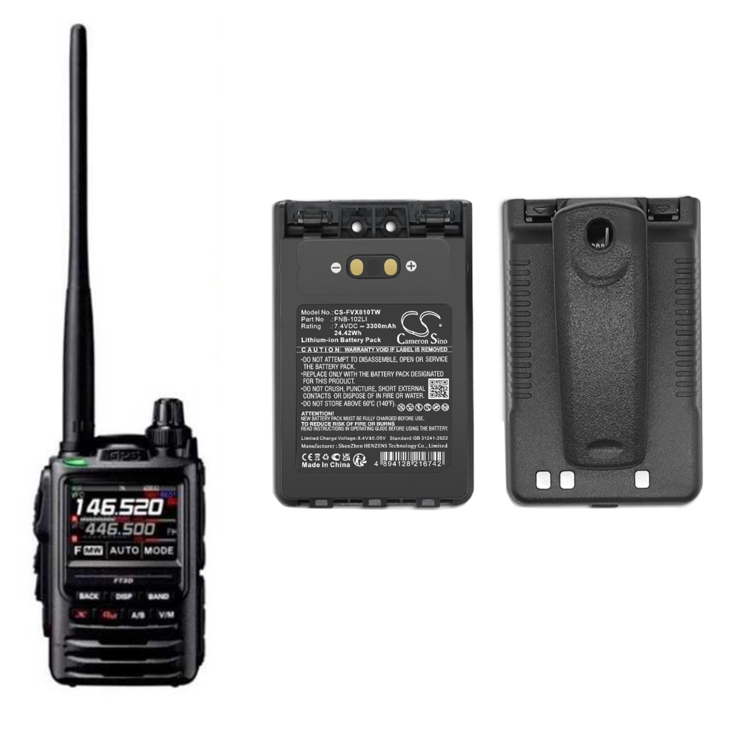 Batéria pre vysielačky YAESU CS-FVX810TW
