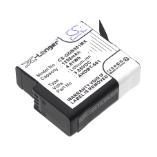 Compatible battery replacement for GoPro 601-10197-00,601-27537-000,AABAT-001,AABAT-001-AS,AHDBT-501...