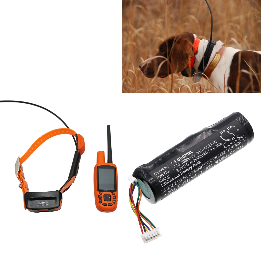 Batéria pre psie obojky Garmin CS-GDC20XL