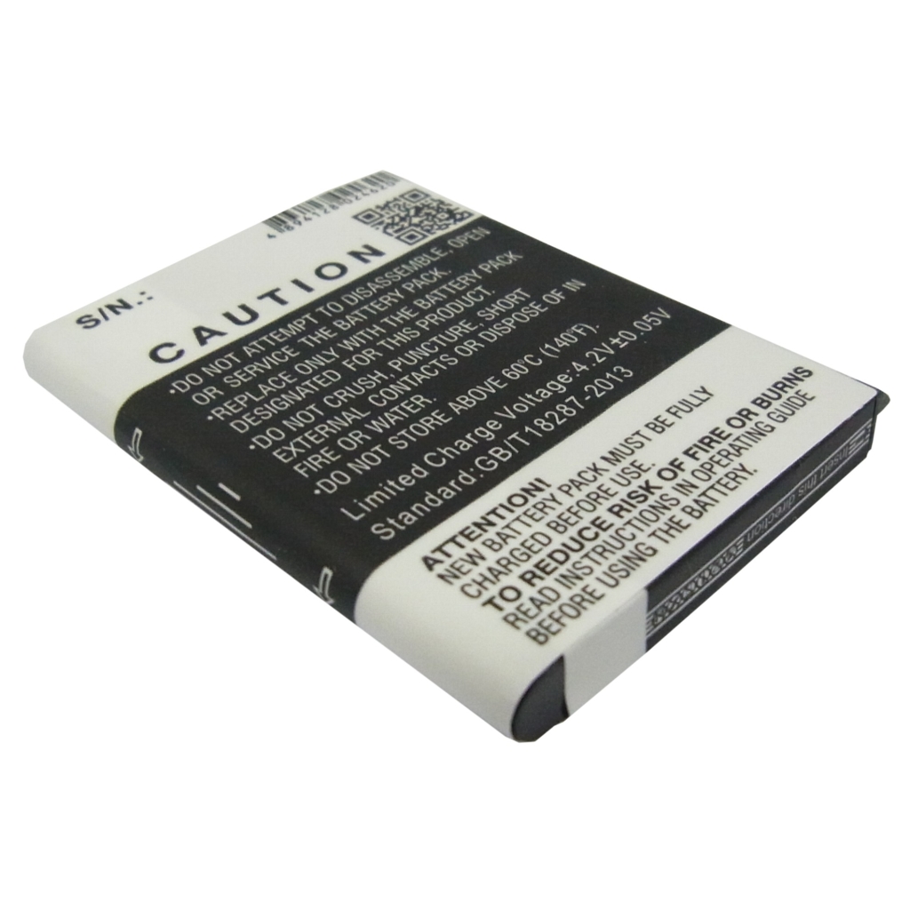 Cameron Sino CS-GM850SL pohľad na štítok: 1100mAh 3,7V Li-ion, prizmatická Li-ion batéria telefónu