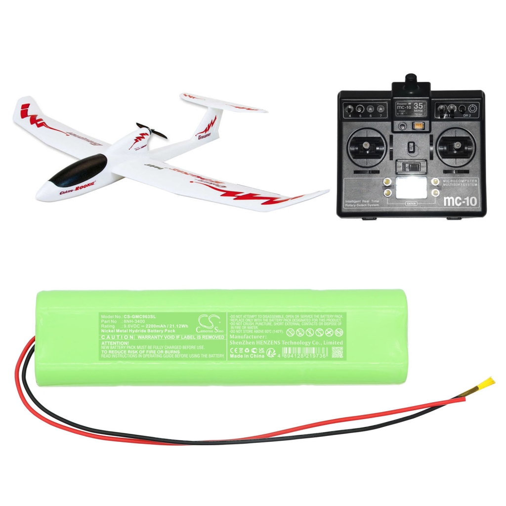 Baterie do RC hobby zařízení Graupner CS-GMC963SL