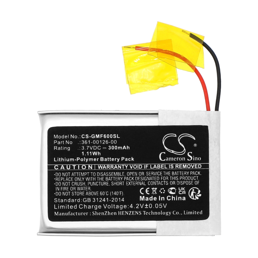 Batérie pre inteligentné hodinky Garmin CS-GMF600SL