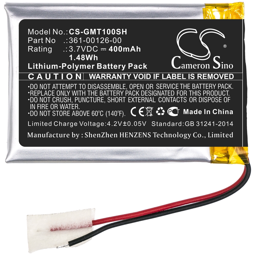 Batérie pre inteligentné hodinky Garmin CS-GMT100SH