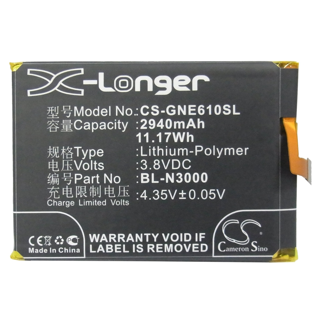 Batéria kompatibilné s BLU GIONEE CS-GNE610SL