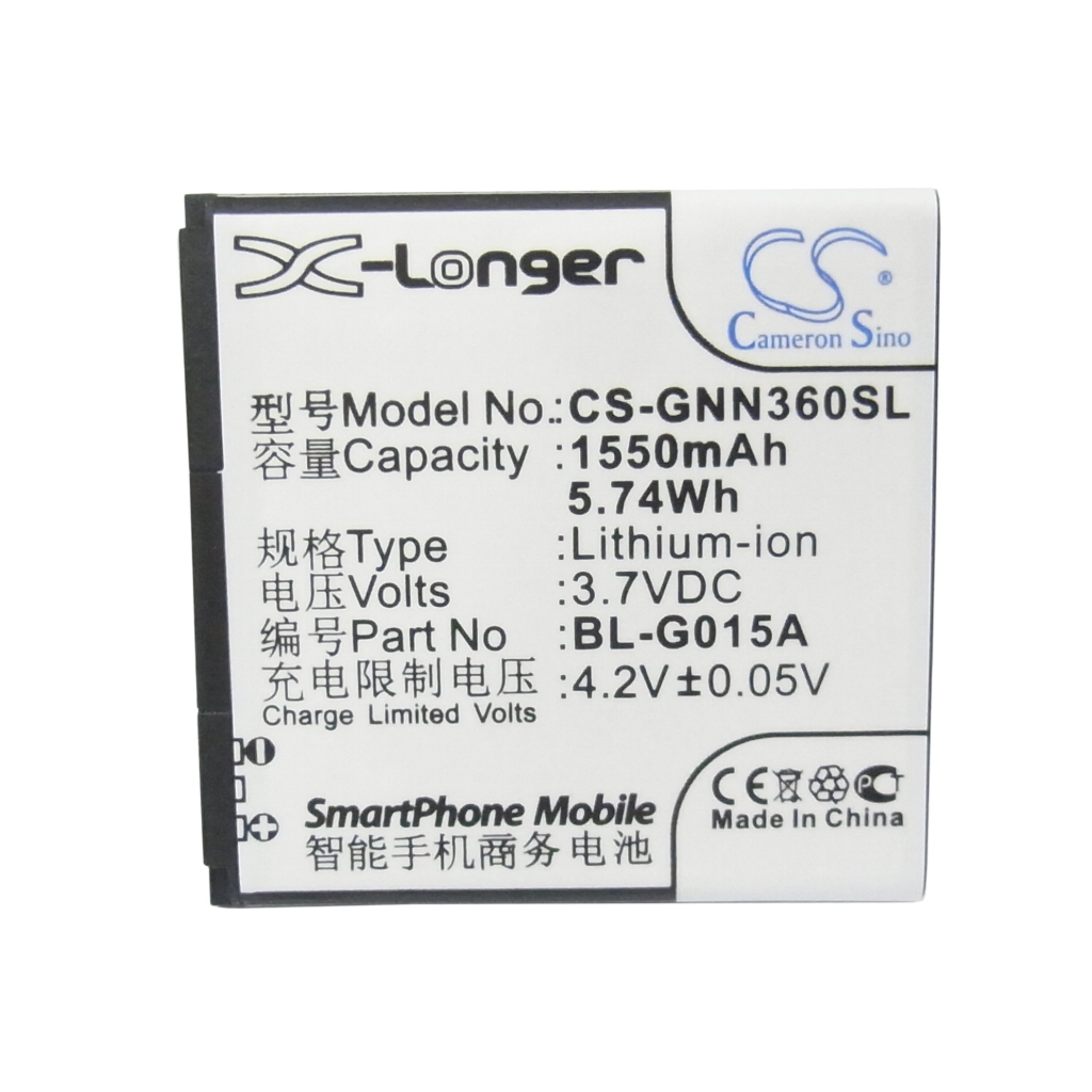 Baterie kompatibilní s GIONEE CS-GNN360SL