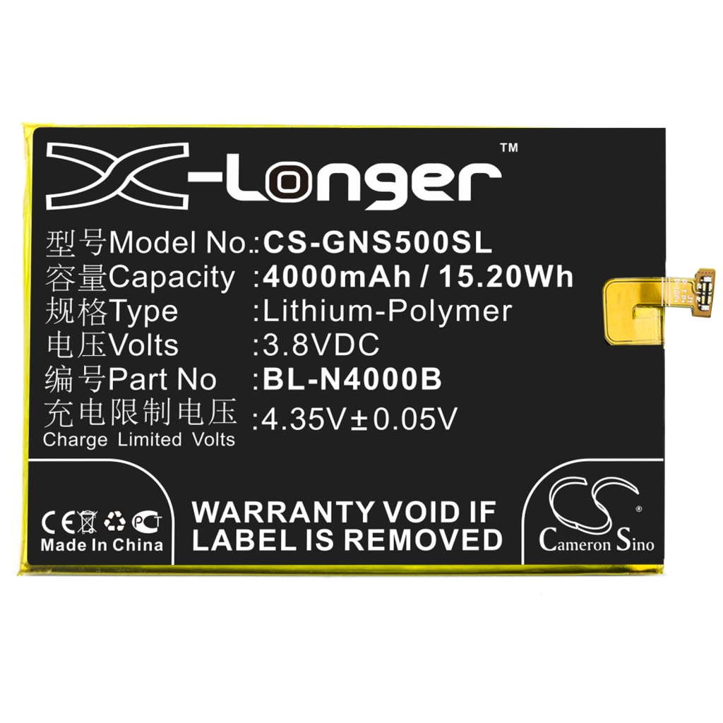 Baterie kompatibilní s GIONEE CS-GNS500SL