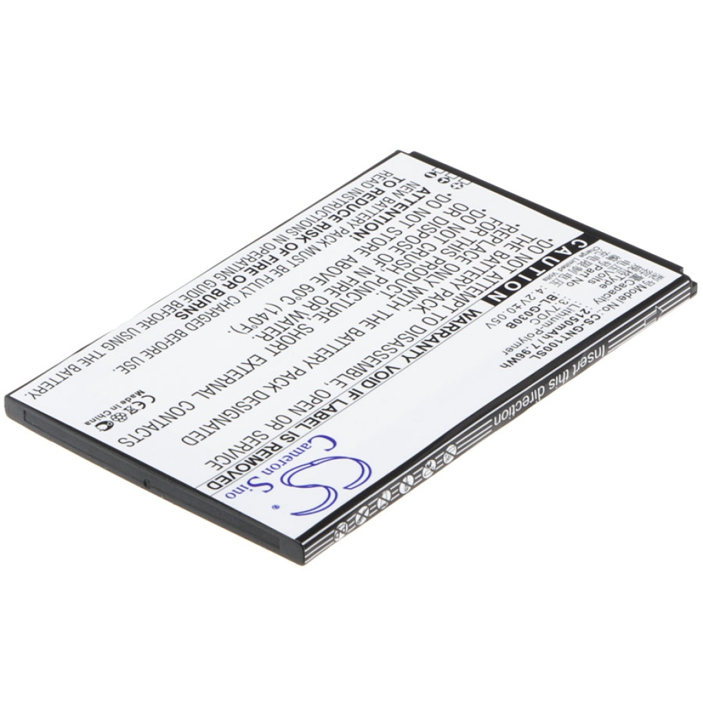 Baterie kompatibilní s GIONEE CS-GNT100SL