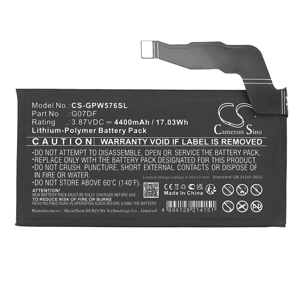 Mobile Phone Battery Google CS-GPW576SL