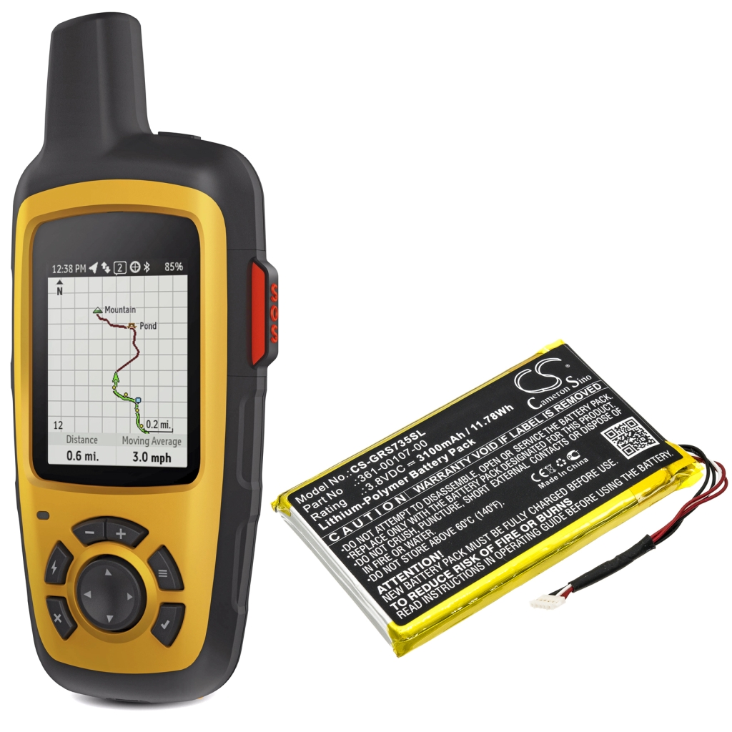 Batéria GPS, navigátora Garmin CS-GRS735SL