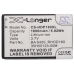 CS-HDP180XL X-Longer baterie HTC Rhodium 1600mAh Li-ion štítek
